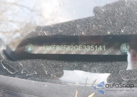 2012 Honda Civic Ex from USA, damaged, VIN 19XFB2F82CE335141